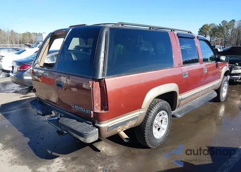 1998 Chevrolet Suburban 1500 from USA, damaged, VIN 1GNFK16R5WJ304497